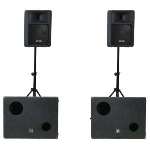 השכרת מערכת הגברה 2,400 וואט